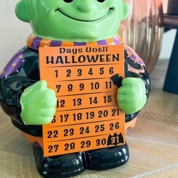 NIB "COUNTDOWN TO HALLOWEEN" Warmer Frankenstein Discontinued RARE - Picture 6 of 9
